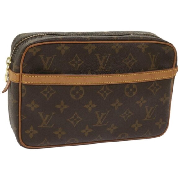 LOUIS VUITTON Monogram Compiegne 23 Clutch Bag M51847 LV Auth - Picture 3 of 16